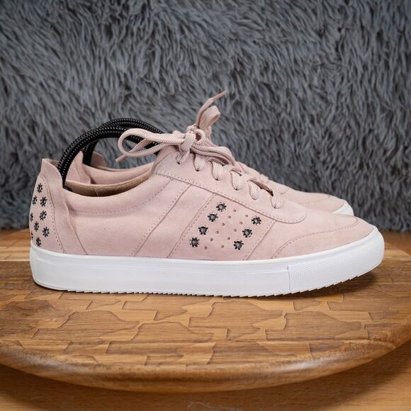 Size 9M - Halogen Women Pink Sneakers Converse Look - Picture 1 of 8